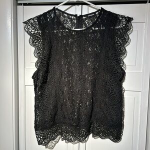 Sheer Lace crop top